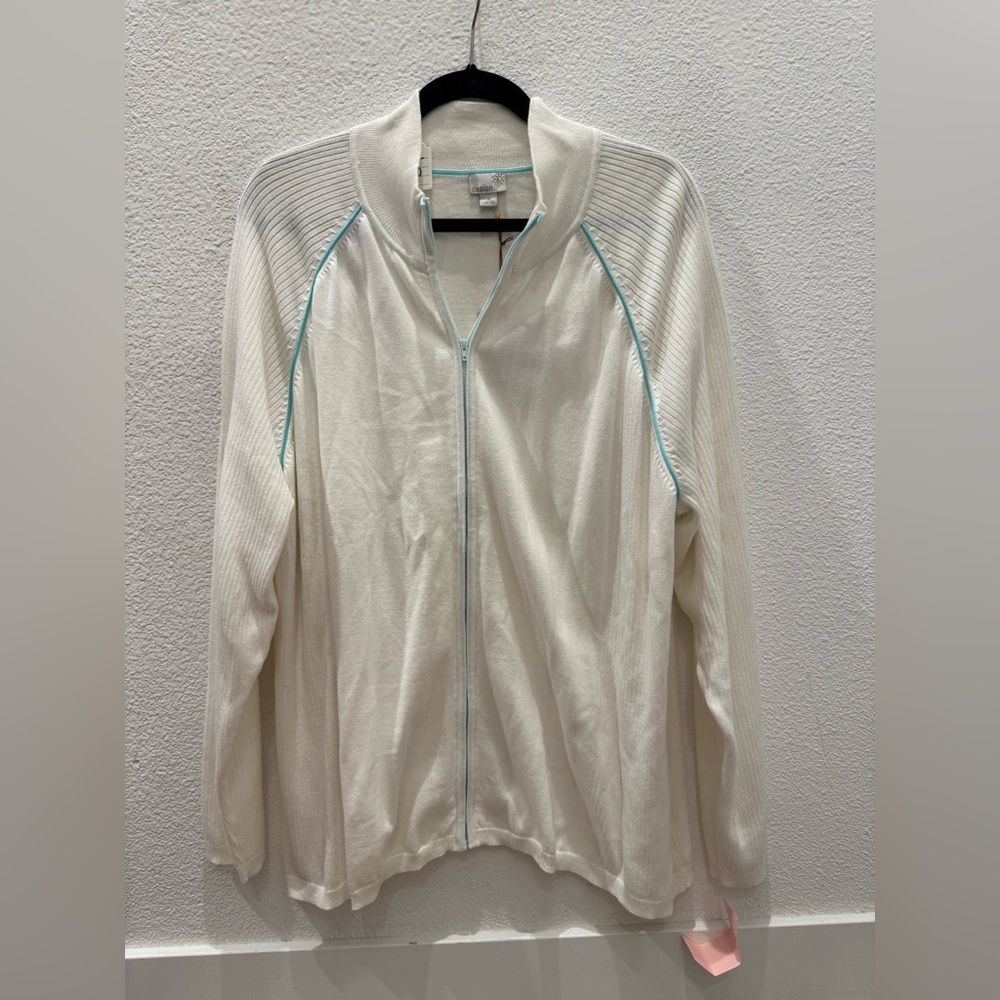 NWT - Caslon zip up cardigan